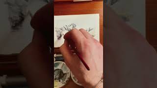The Yeti!!!! #art #gouache #painting #watercolor #shorts #asmr #christmas #climbing #yeti #bigfoot