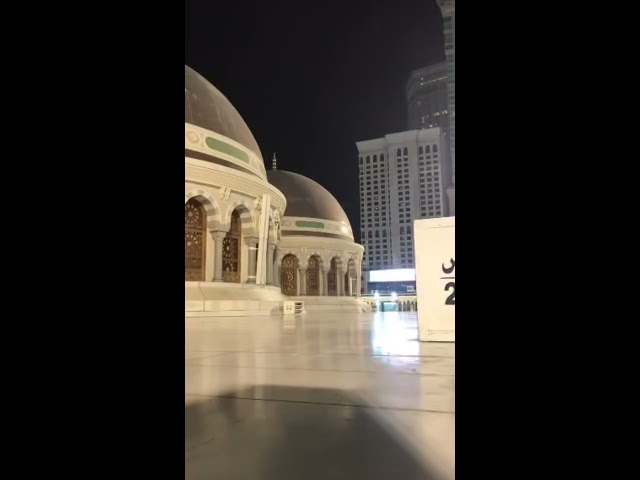 تسجيل من سطح الحرم لفجرية الإبداع للشيخ عبدالله الجهني 14  شوال 1439هـ