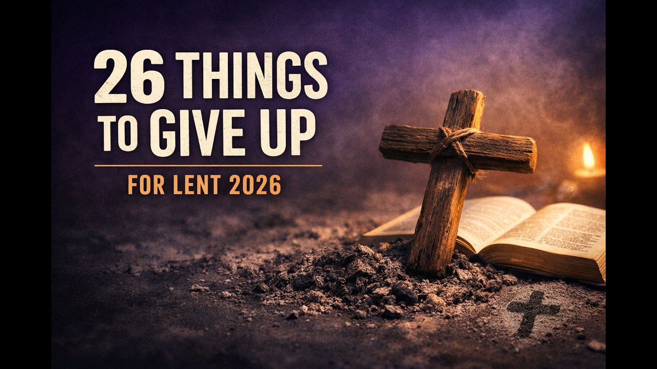 26 Things to Give Up for Lent 2026 | Catholic Lenten Challenge for Spiritual Renewal