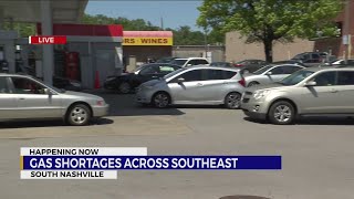 Gas shortages across the Southeast