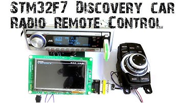 STM32F7 Discovery JVC CAR Radio Remote Control CAN Navigation Controller