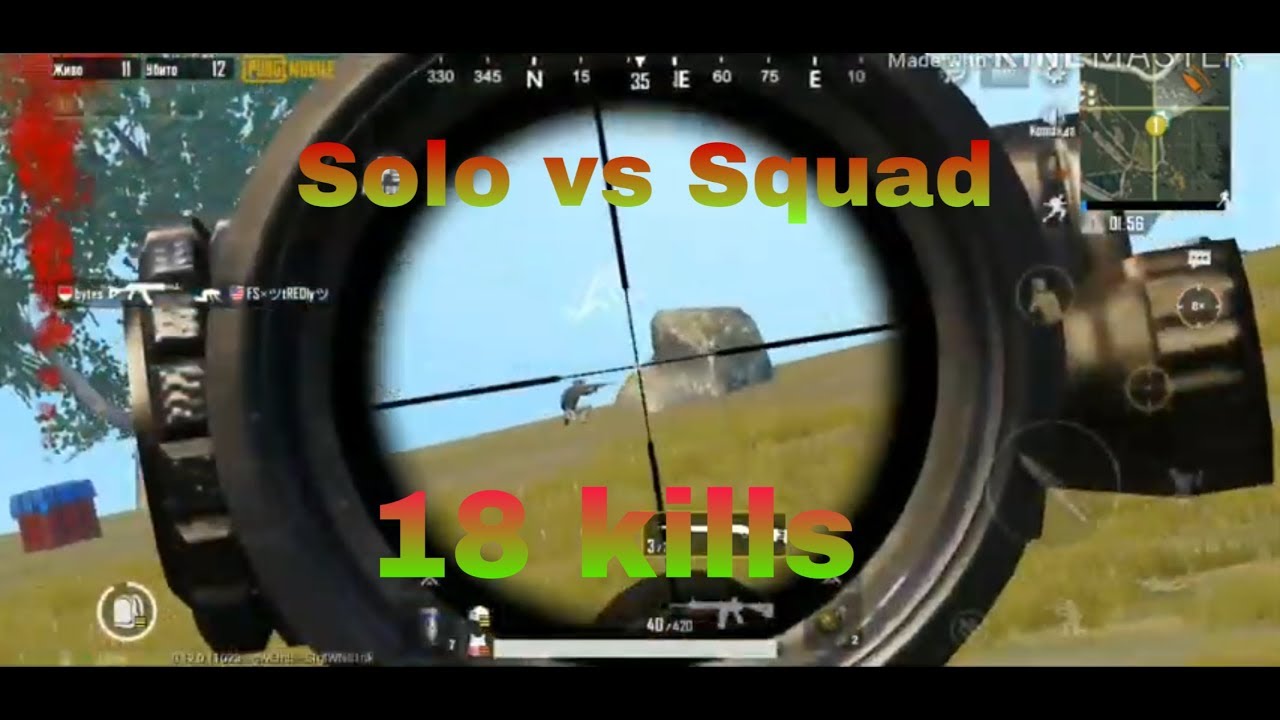 🧡Solo vs Squad 18 kills 🧡 Pubg Mobile 🧡