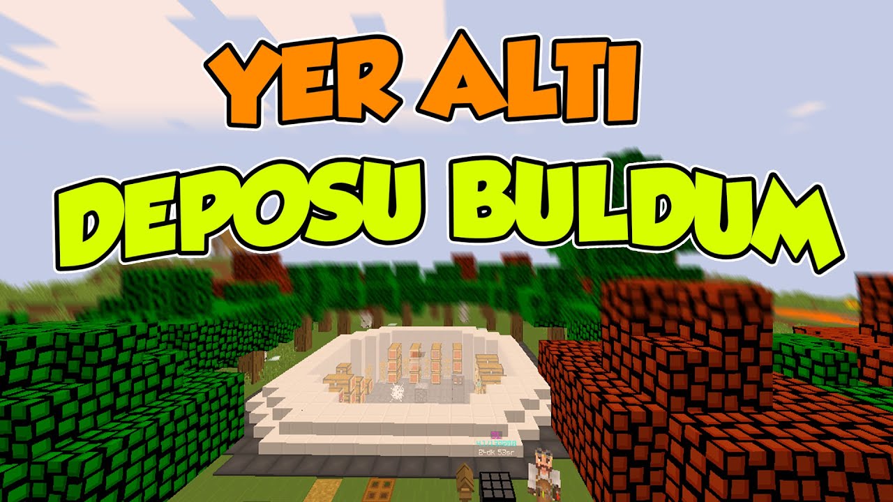 YERALTI DEPO CLAİMİ BULDUM !!! -minecraft sonoyuncu survival titanyum biten claimlere koşma casus