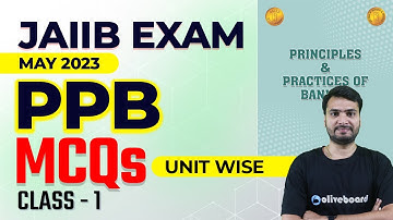JAIIB Principles and Practices of Banking MCQs | Class - 1 | JAIIB PPB Macmillan Book Video