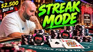 I Brought $2,500 to a HIGH LIMIT Blackjack Table…