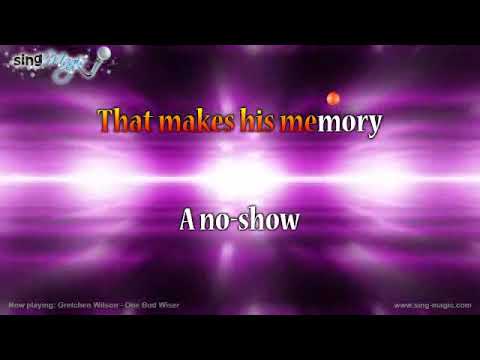 Gretchen Wilson   One Bud Wiser Karaoke Version Instrumental