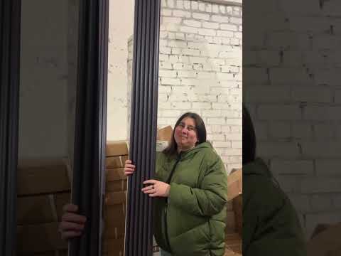 Декоративна інтерʼєрна WPC кругла стінова рейка 3000*152*15мм, матеріал для внутрішнього оздоблення, що імітує натуральну деревину, видео 1