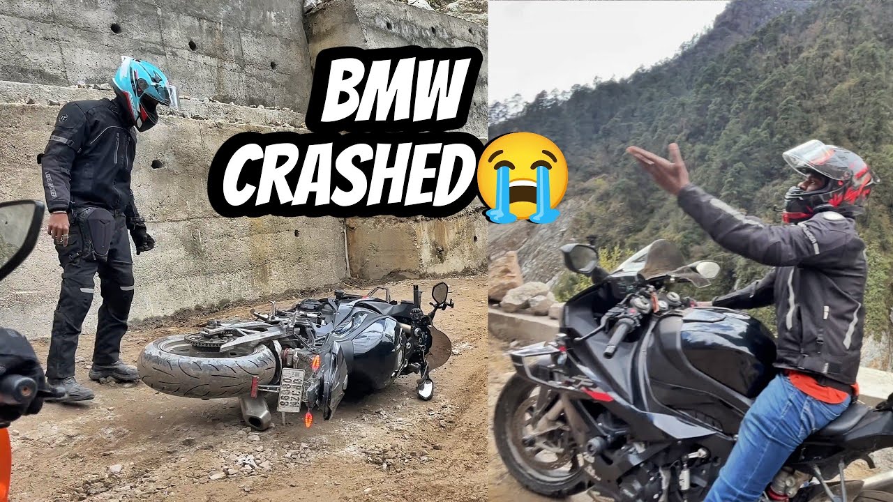 Apni Superbike BMW S1000RR ka Itna Bada Crash Hogaya Gurudongmar Lake Jaatey waqt😰Day 8