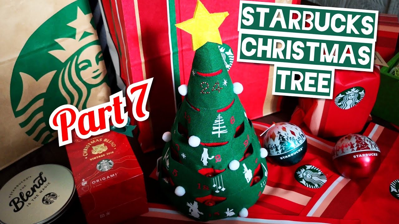 Starbucks Christmas Tree Adorable Table Top Toys Decoration By