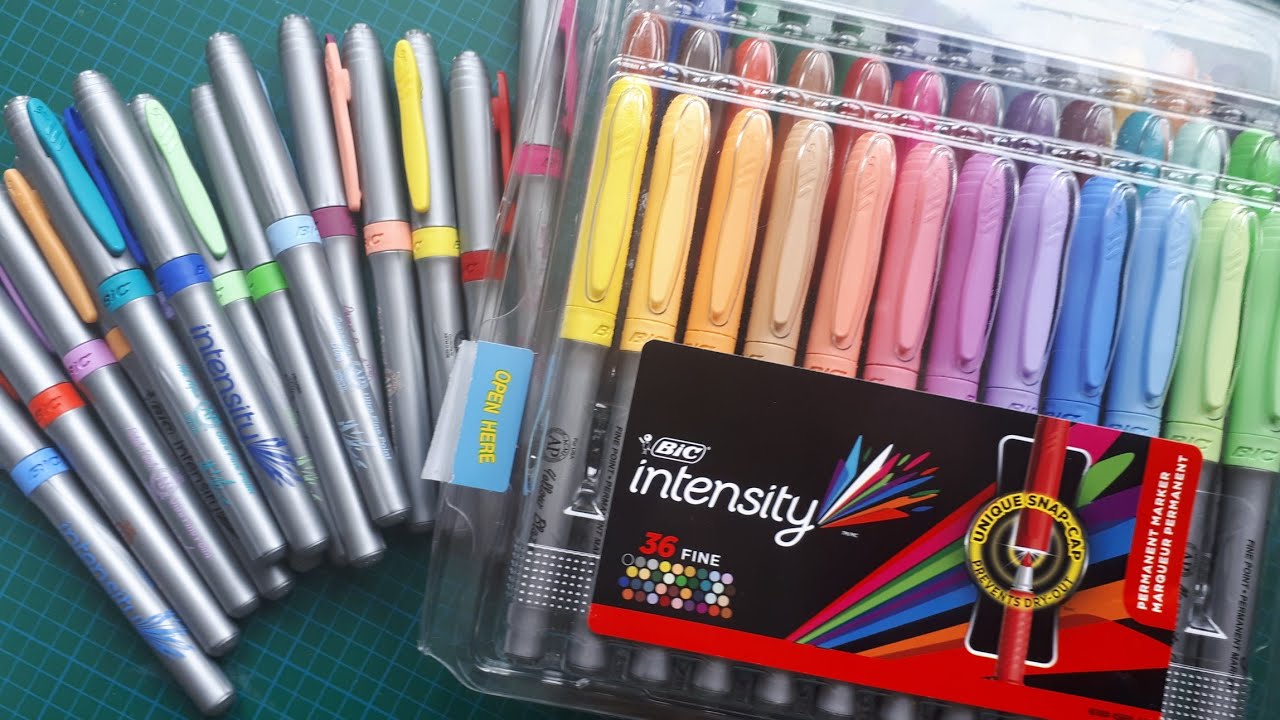 Маркеры BIC intensity fine. Мои впечатления.