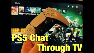 How to force PS5 chat audio through to your TV