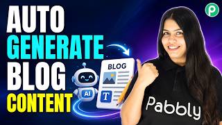 Generate Blog Content Using AI Automatically