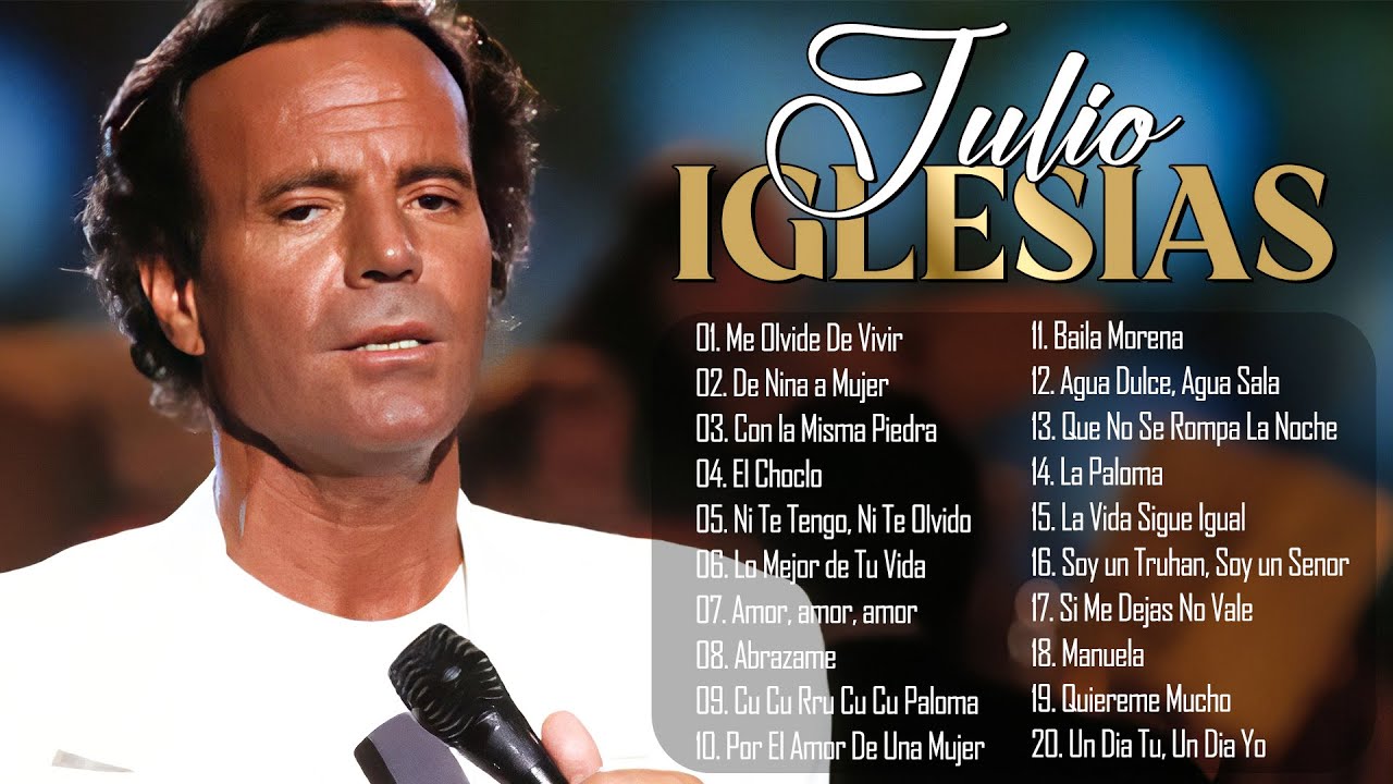 Julio Iglesias 20 Super Grandes Éxitos ~ Julio Iglesias Lo Mejor Canciones Baladas