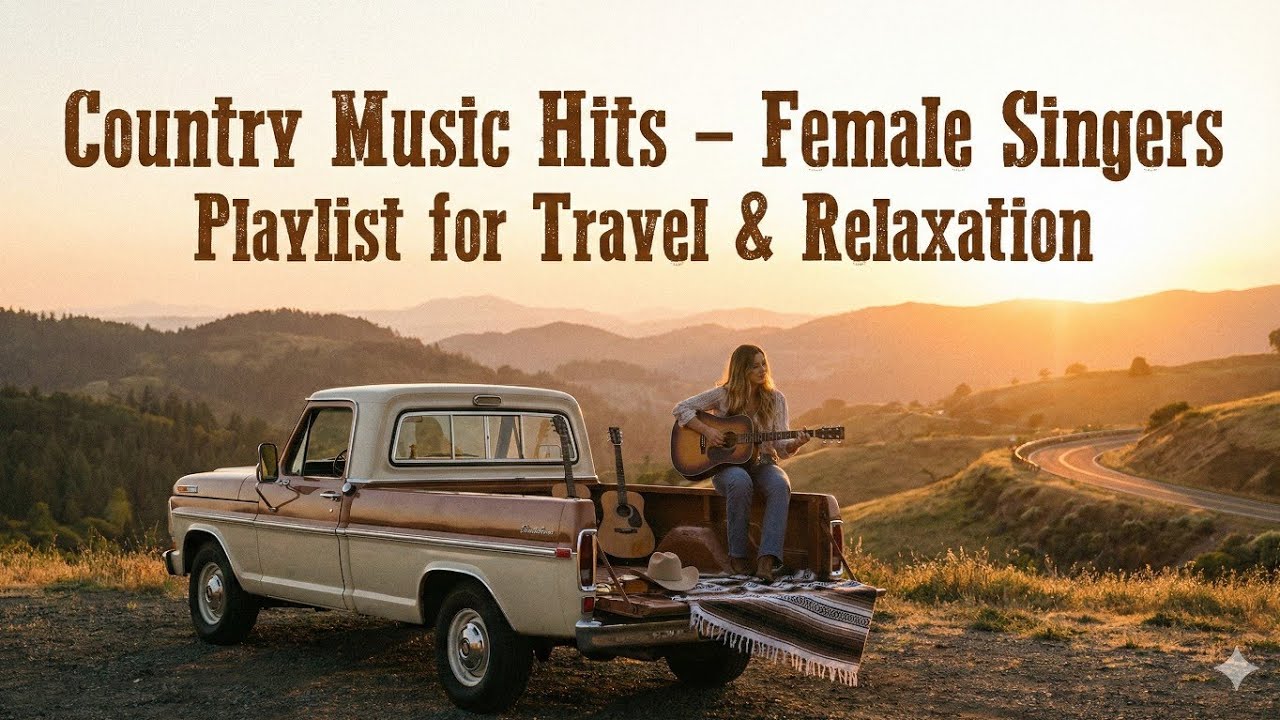Country Music Hits – Female Singers | Playlist for Travel & Relaxation