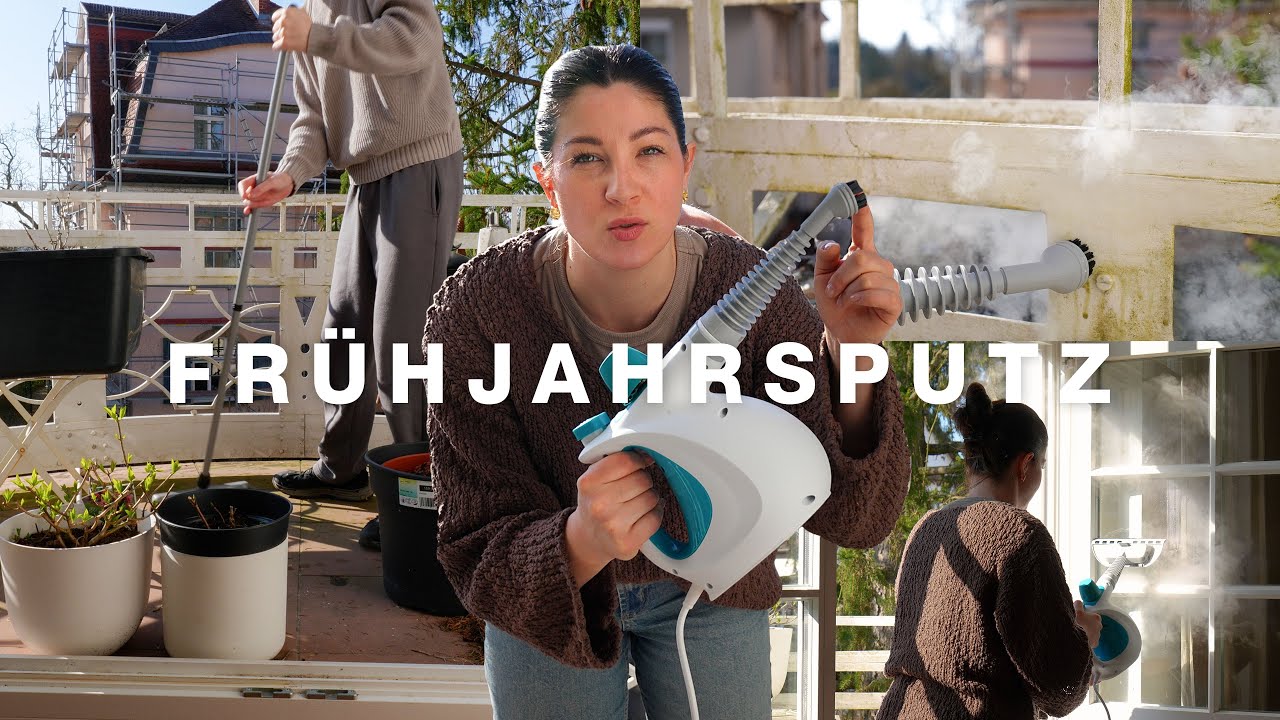 Frühjahrsputz XXL | Balkone & Fenster dampfreinigen und dekorieren für Frühling & Ostern
