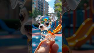 Cute Tiny Animals With Colorful Fish Inside Gl Cuteness