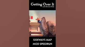Getting Over It Sideways Map Mod Speedrun  #gaming #getingoverit #speedrun