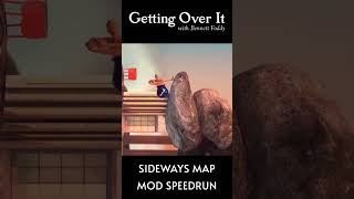 Getting Over It Sideways Map Mod Speedrun  #gaming #getingoverit #speedrun