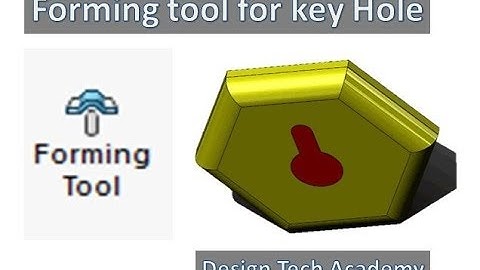How to make keyHole Forming tool in SolidWorks