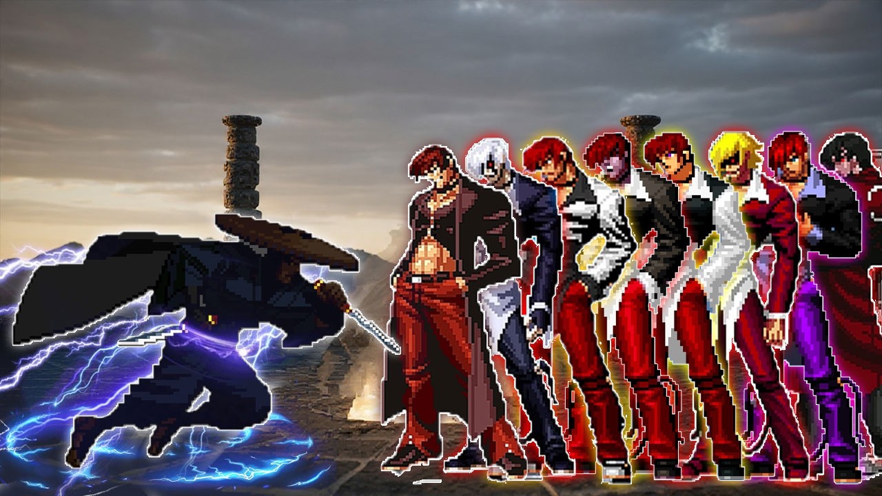 [Mugen KOF] Blue Eye Samurai Vs Bosses Iori Yagami TEam