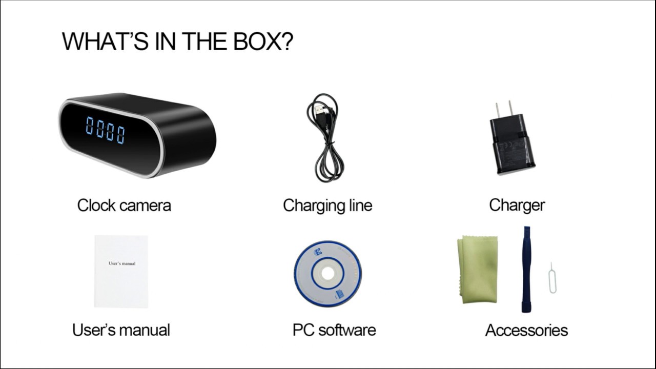 SPY Camera clock Video YouTube