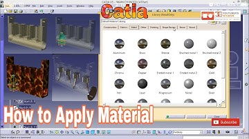 Catia How to apply material, Catia, Autocad, CATIA, 3D, 2D, DRAWING, AUTOMATION, DESIGN, DRAFTING