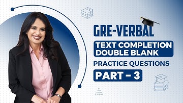 Secrets to Acing GRE Verbal: Text Completion Double Blank Strategy(Part-3)#gre #greprep #studyabroad