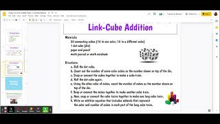 Link-Cube Addition