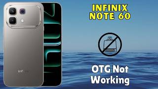 OTG Not Working Infinix Note 60 || Otg issues || How to solve the OTG problem