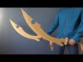 ダンボールで花天狂骨を作る/BLEACH/ Shunsui Kyōraku’s Zanpakuto "Katen Kyoukotsu" cardboard DIY #つくるさん