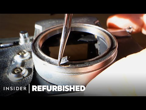 Video till En gammal spegelreflexkamera restaureras
