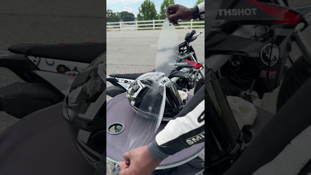 Installing RACE TEAROFFS!!