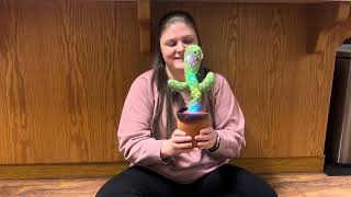 Review of Dancing Cactus Toy,Talking Repeat Singing