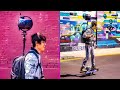 Onewheel with a $15,000 VR Camera on a backpack! Google Street View Insta360 Titan / Pro 2 Tutorial