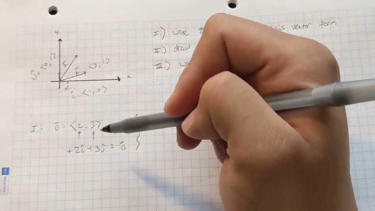 2D Vector Addition - Worked Example | Physics FOUNDATIONS 1.4e