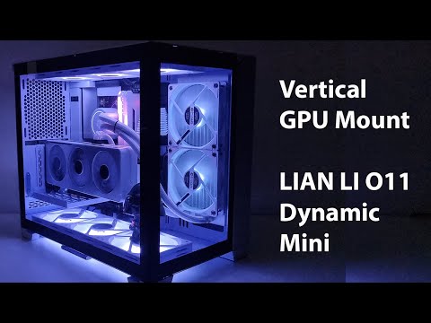 How to mount a GPU Vertically (Lian Li O11 Dynamic Mini) #Tech #DIY