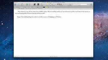 Scrivener 2 Basics - Using Scrivener with Dictation Applications