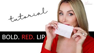 Bold Red Lip Tutorial Step By Step