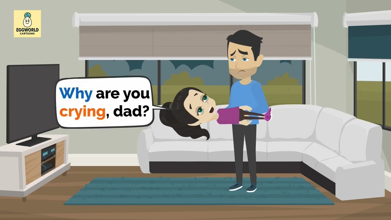  Why are you crying dad | Heartwarming Caring Story | Animated English Cartoon