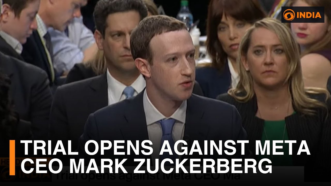 Trial opens against Meta CEO Mark Zuckerberg | Latest Updates | DD India News Hour