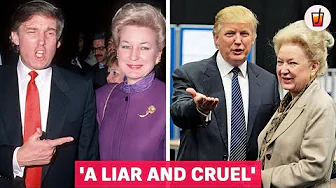 Why Donald Trump's Sister Called Him A "Liar" And "Cruel" 🥤 RumourJuice