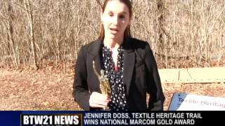 Textile Heritage Trail wins national MarCom award
