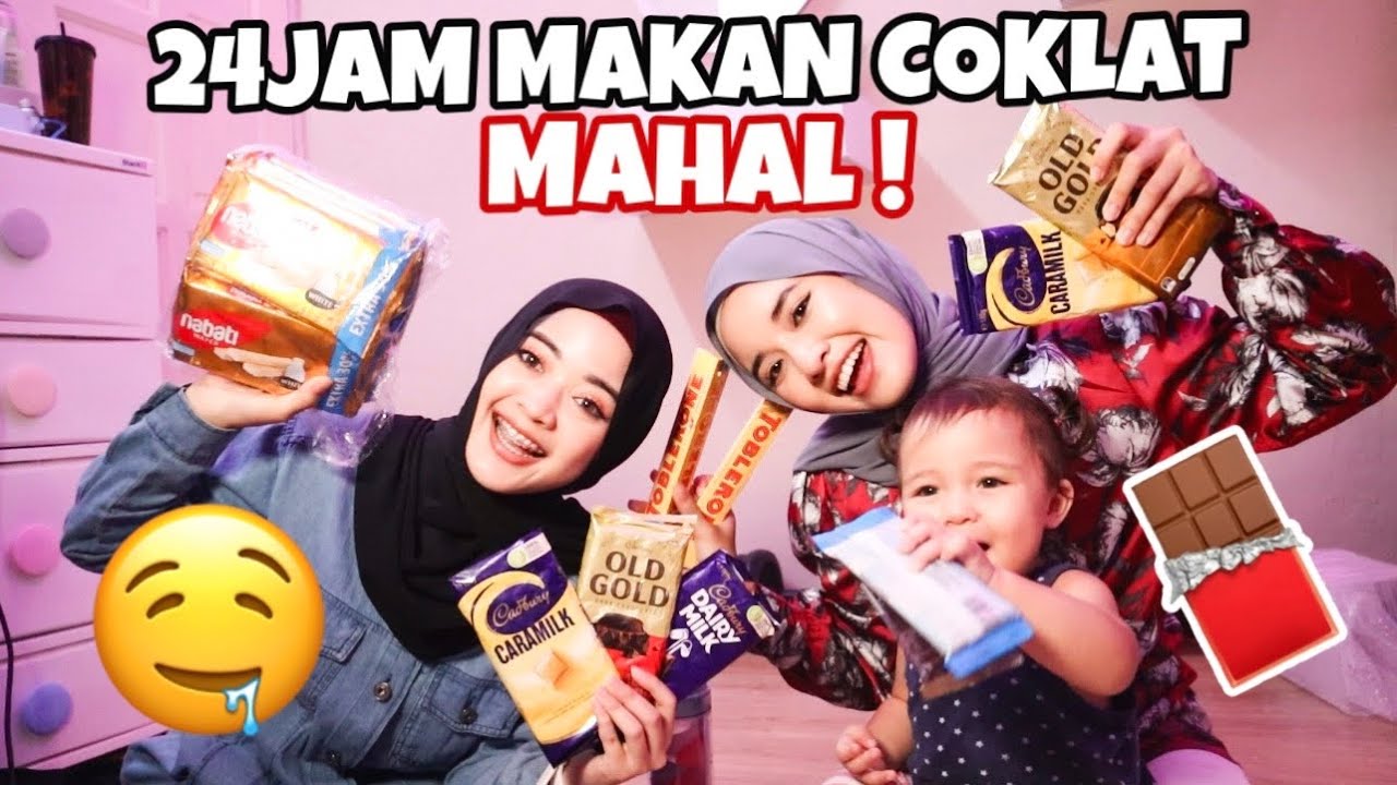 24JAM MAKAN COKLAT MAHAL BERSAMA FAYUSOF & TIARA 🤩🍫