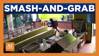 Burglary at Tempe burger shop caught on camera