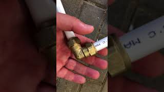 FBD Pex Al Pex pipe 15mm presure test 25Bar
