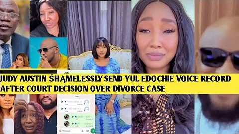 It's Finished⚠️ JudyAustin In Têars After Her Voice Record Léâkéd By Yul Edochie After Divorce Case