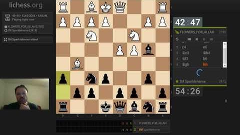 IM William Paschall  Sunday Simul 18:30 CET 20 players 40/40 time  on lichess with commentary !