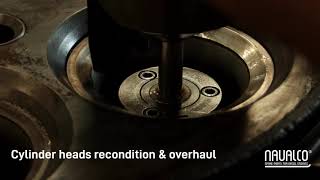 Deutz645 Grinding Cylinder Head Gas Sealing Surfacerectification De Culassesrectificado De Culatas