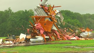RAW VIDEO: Yazoo County, Mississippi Storm Damage
