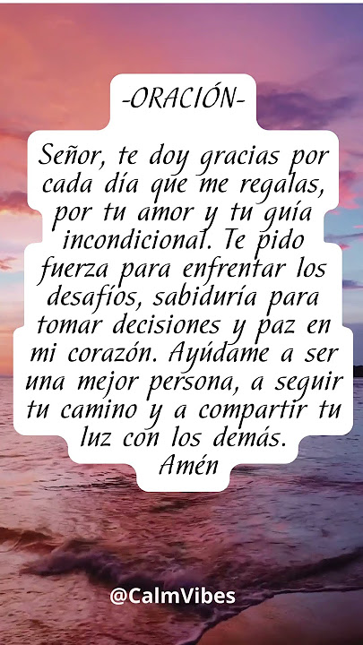 Demos gracias al Señor!! | #calmvibes